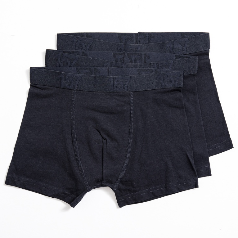 3-pack boxer briefs "Matte star" Black